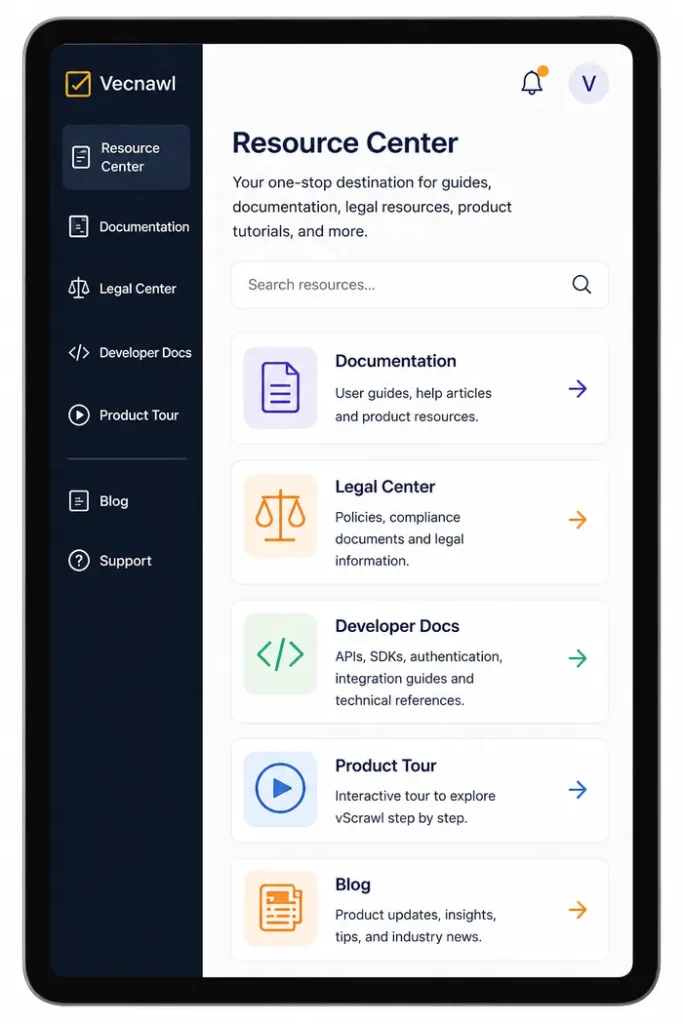 Resource menu illustration